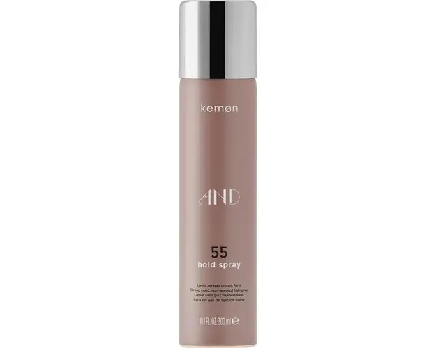 Spray pentru Par cu Fixare Puternica - Kemon And 55 Hold Spray, 300 ml
