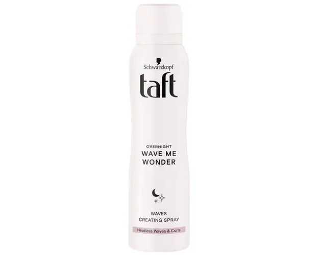 Spray pentru Bucle - Schwarzkopf Taft Overnight Wave me Wonder for Heatless Waves &amp; Curls, 150 ml