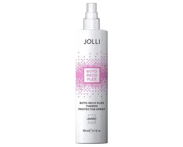 Spray regenerare si protectie termica pentru par uscat si deteriorat Jolli Boto Reco Plex, 200 ml