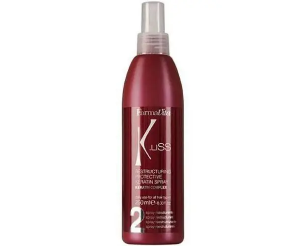 Spray Restructurant Protectiv cu Keratina - FarmaVita K.Liss Restructuring Protective Keratin Spray, 250 ml