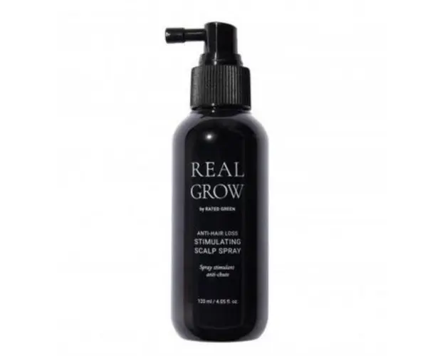 Spray stimulator pentru scalp Rated Green Real Grow Anti Hair Loss Stimulating, 120 ml