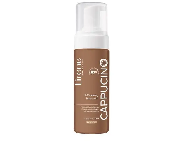 Spuma Cappucino autobronzanta pentru corp cu apa organica de cocos , 150ml
