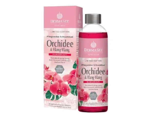 Spuma de baie ingrijire cu orhidee si ylang-ylang, Dermasel, 200 ml