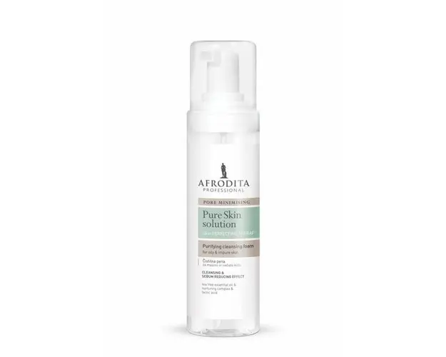 Spuma de Curatare - Cosmetica Afrodita Pure Skin Solution Purifying Cleansing Foam, 200 ml