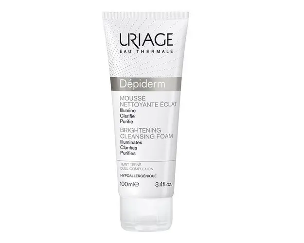 Spuma de curatare depigmentanta pentru ten tern Depiderm, Uriage, 100 ml