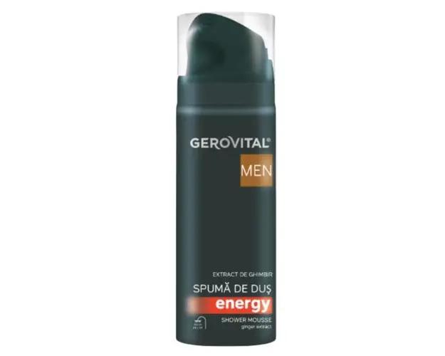 Spuma de dus Energy Gerovital Men, 200ml