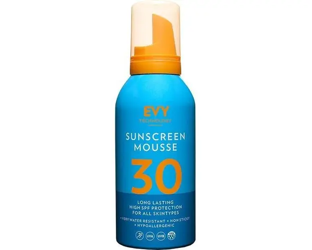 Spuma de fata si corp Unisex SPF 30, Evy Technology, 150 ml