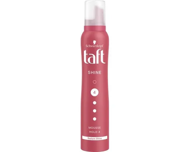Spuma Modelatoare pentru Stralucire si Fixare Puternica - Schwarzkopf Taft Shine Mousse Hold 4, 200 ml
