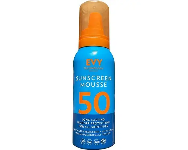 Spuma pentru fata si corp cu SPF 50, Evy Technology, 100 ml