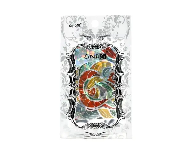 Sticker unghii, Global Fashion,GND 6, Multicolor, 1 buc