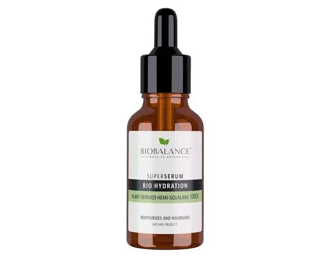 Super Serum Bio Hydration cu Hemi-Squalane Derivat din Plante 100%, Hidratant - Bio Balance, 30 ml