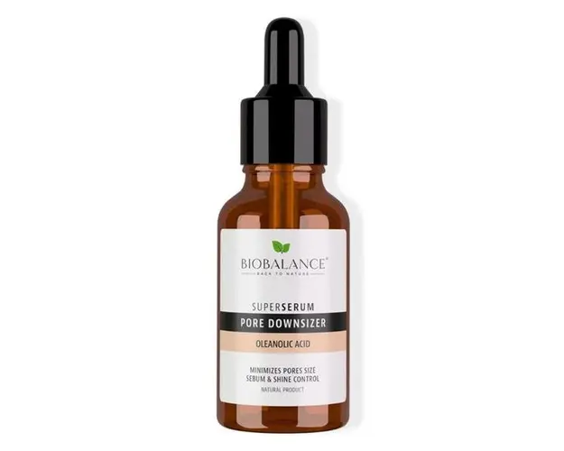 Super Serum Pore Downsizer cu Acid Oleanolic, pentru Tenul Gras si Pori Dilatati - Bio Balance, 30 ml