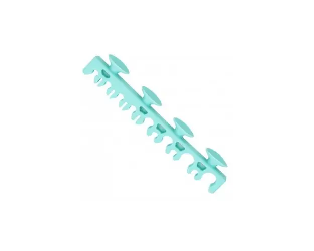 Suport Turquoise de Silicon pentru Uscarea Pensulelor - Mimo Makeup Brush Drying Pack Turquoise, 1 buc