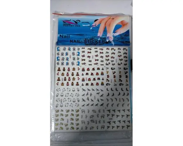 Tatuaj sticker unghii, Global Fashion, Multicolor, 519-530