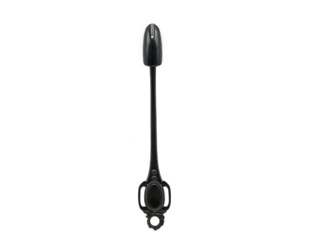 Tipsuri ovale pentru exersat cu inel set 24 - Black