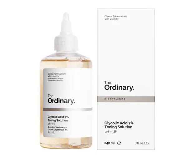 Tonic exfoliant de curatare - The Ordinary, Glycolic Acid 7%, Toning Solution, 240 ml
