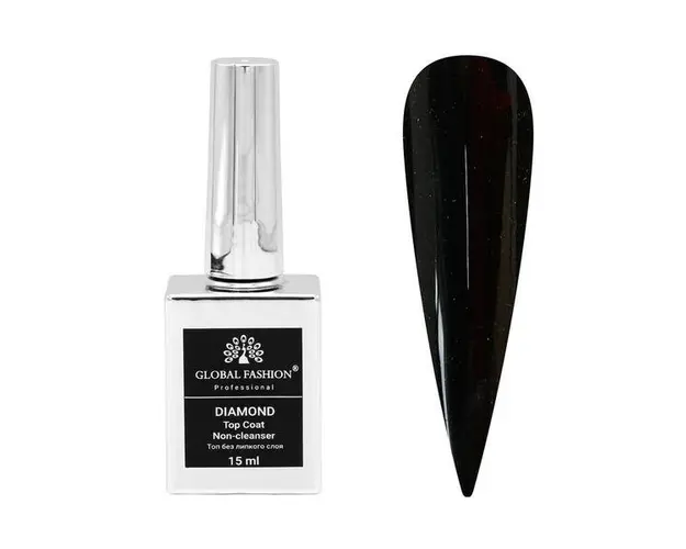 Top Coat Galaxy, fara strat lipicios, Global Fashion, 15 ml, 04
