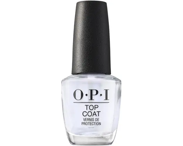 Lac de Unghii Transparent Top Coat de Sigilare - OPI Top Coat, 15 ml