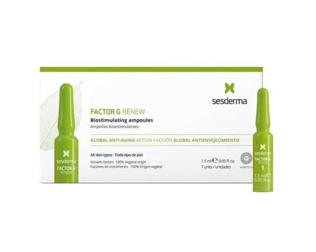 Tratament intensiv de intinerire Sesderma Factor G Renew, 7 fiole x 1.5 ml