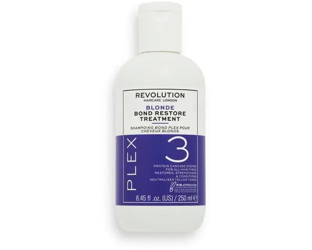 Tratament Intensiv pentru Par Uscat si Deteriorat - Revolution Haircare Blonde Plex 3 Bond Restore Treatment, 250 ml