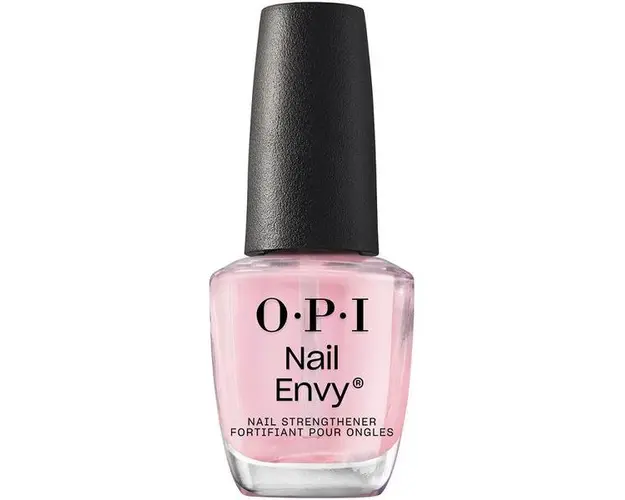 Tratament pentru Intarirea Unghiilor - OPI Nail Envy Strength + Color, Pink To Envy, 15 ml