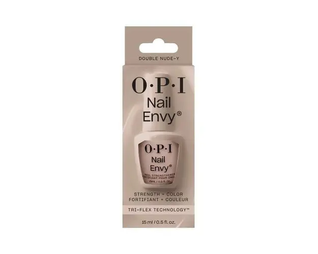 Tratament pentru intarirea unghiilor si culoare, OPI, Nail Envy, Double Nude-Y, 15ml