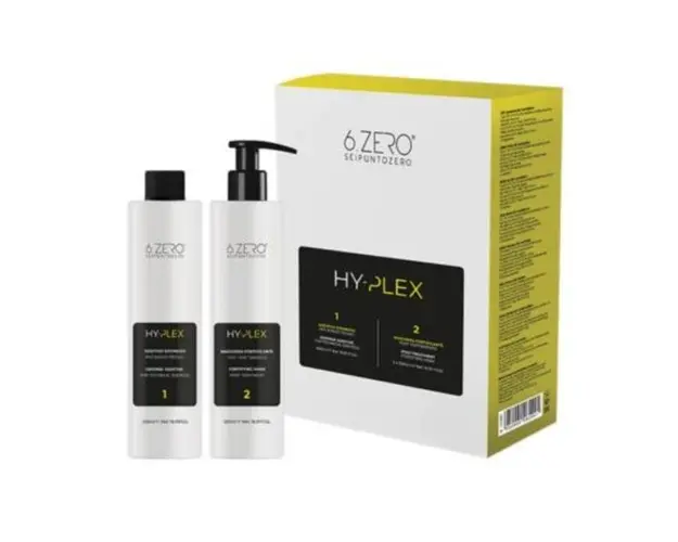 Tratament pentru par deteriorat, 6.Zero Kit Hy-Plex ( Aditiv protectie 500ml + 2X Masca 500ml)