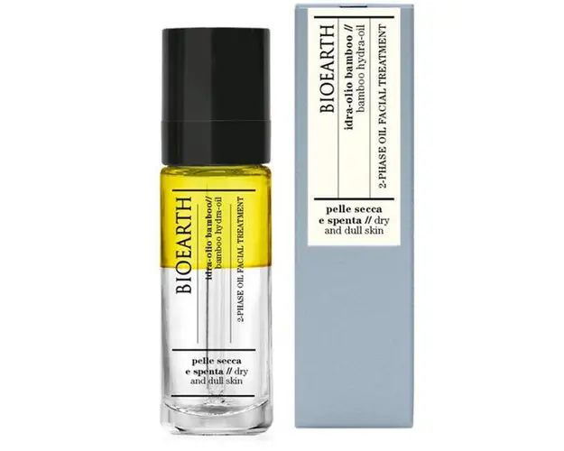 Tratament pentru Ten Uscat cu Bambus Hydra-Oil Bioearth, 30 ml