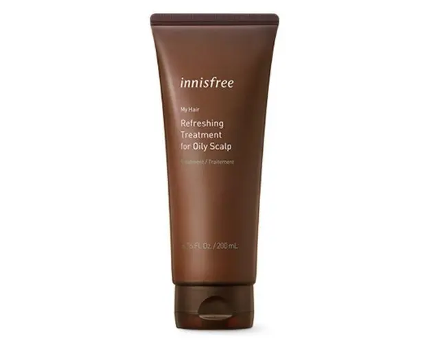 Tratament revigorant fara silicon pentru scalp uleios, Innisfree, 200 ml