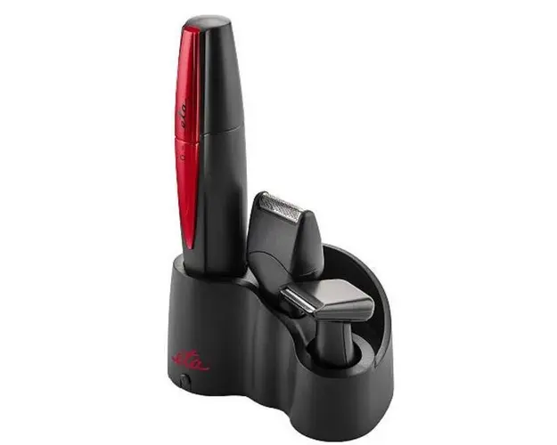 Trimmer pentru indepartarea parului nedorit din nas si urechi Eta Luis 4341 90000, 3 capete, lame din otel inoxidabil