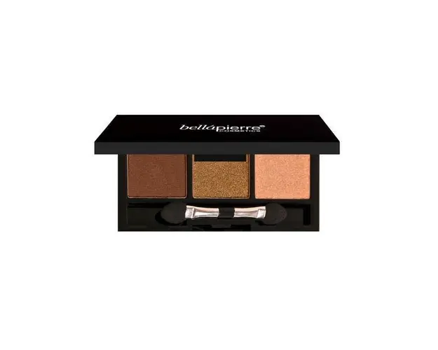 Trusa compacta 3 farduri Golden Olive BellaPierre