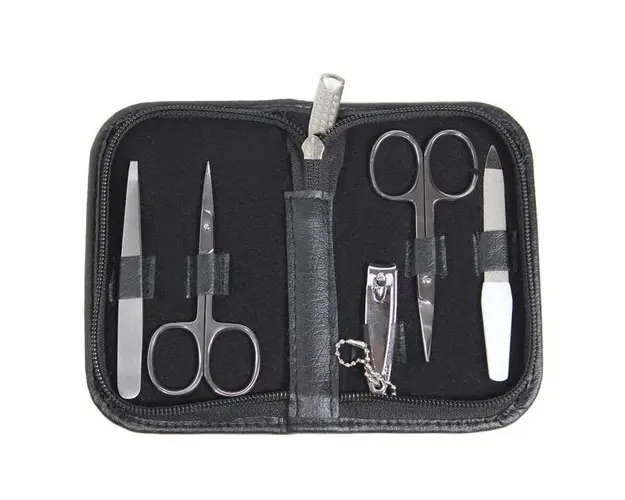 Trusa manichiura neagra 5 piese Koh-I-Noor, K02-N