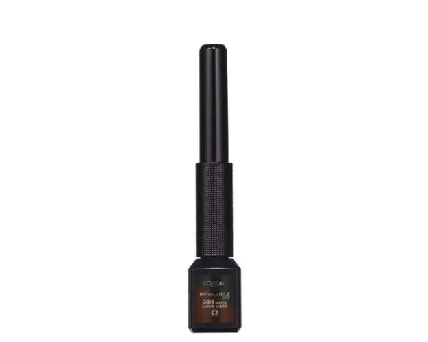 Tus de Ochi Lichid - L&#039;Oreal Paris Matte Signature Liquid Eyeliner, nuanta 03 Brown, 1 buc