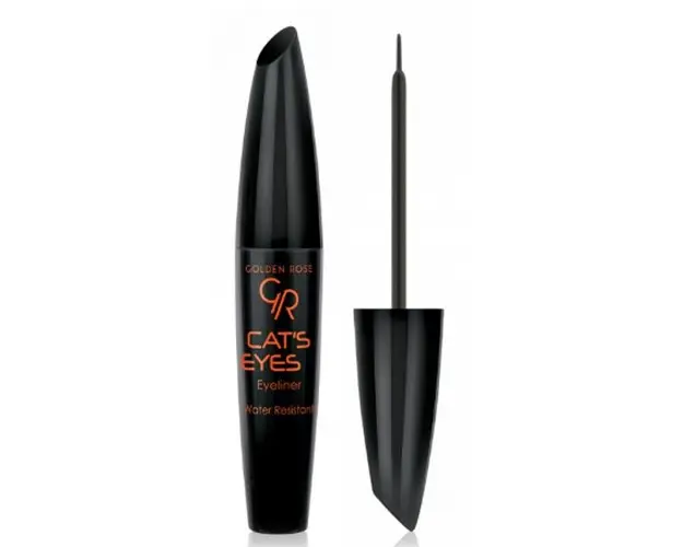 Tus de Pleoape Cat&#039;s Eyes Liner Golden Rose, negru mat