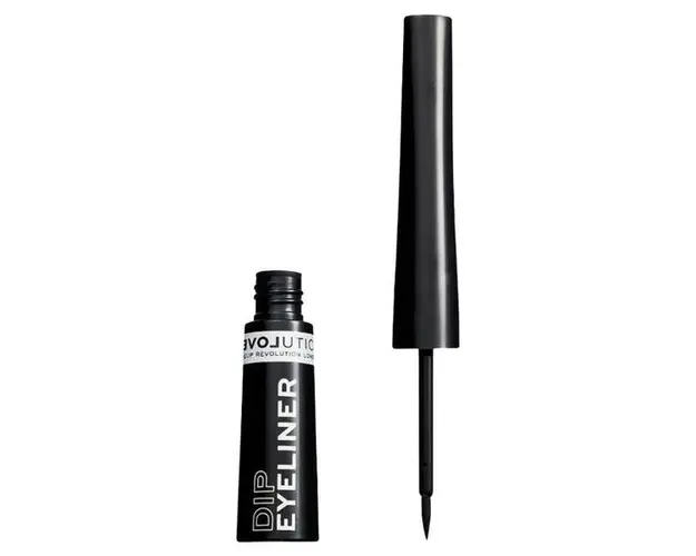 Tus Negru de Ochi - Makeup Revolution Relove Dip Eyeliner, Black, 1 buc