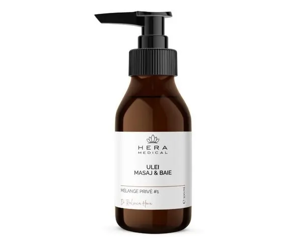 Ulei de Masaj &amp; Baie | M&eacute;lange Priv&eacute; #1, Hera Medical by Dr. Raluca Hera Haute Couture Skincare, 100 ml
