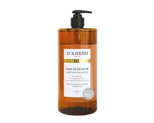 Ulei de Dus cu Extract de Miere - Doliderm Huile de Douche Rituel de Miel, 1000 ml