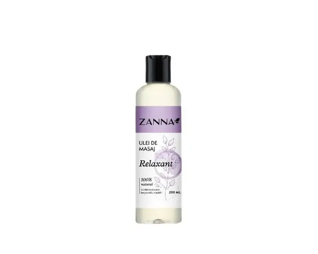 Ulei de Masaj Relaxant cu Bergamota si Trandafir Zanna, 200ml