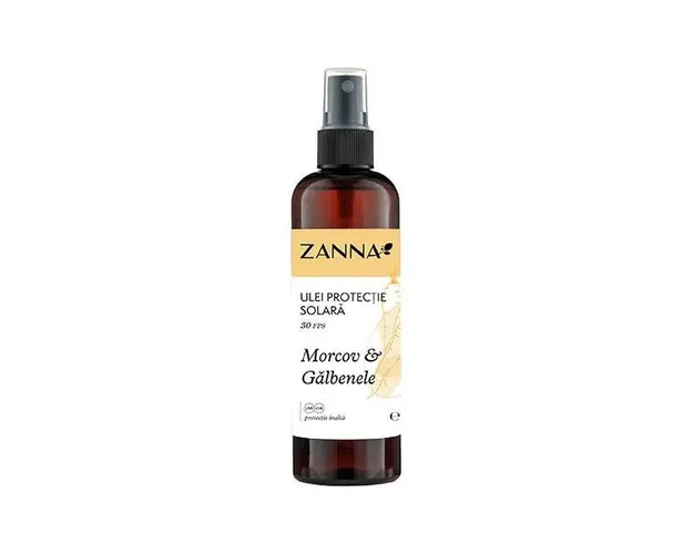 Ulei de Plaja cu Protectie Solara SPF30 cu Morcov si Galbenele Zanna, 150ml
