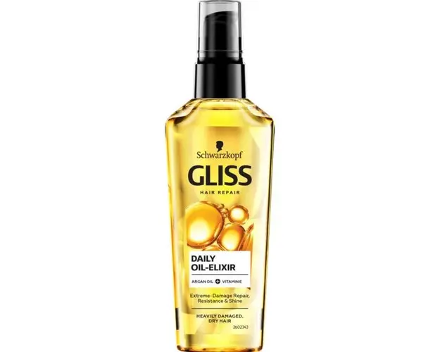 Ulei Elixir pentru Par Foarte Deteriorat si Uscat - Schwarzkopf Gliss Hair Repair Daily Oil-Elixir, 75 ml