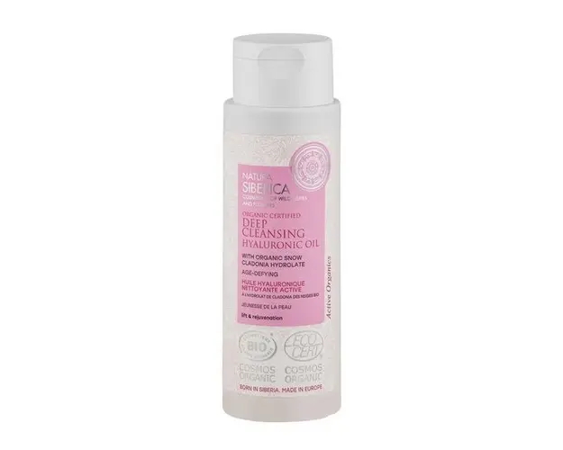 Ulei Hialuronic Anti-age pentru Curatarea Tenului Natura Siberica, 150 ml