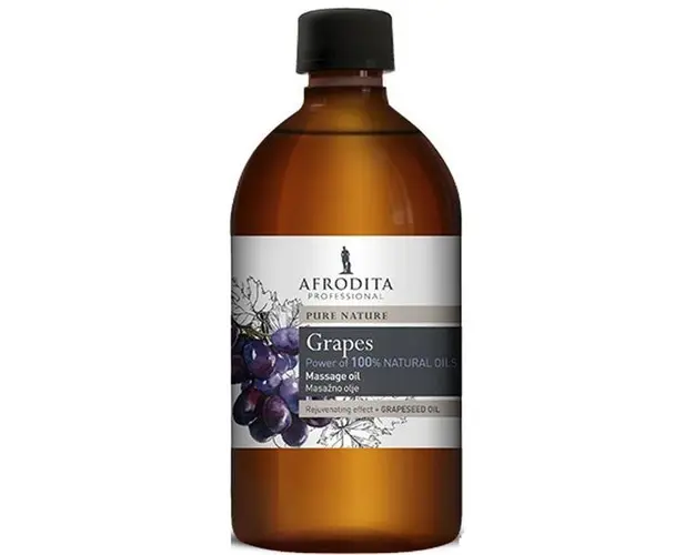 Ulei Masaj Facial si Corporal din Seminte de Struguri - Cosmetica Afrodita Massage Oil Grapes, 500 ml