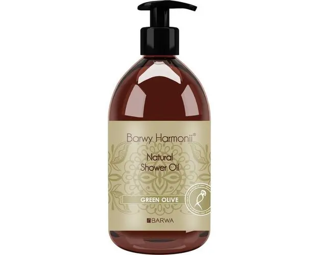 Ulei natural de dus cu masline verzi, Harmony, Barwa Cosmetics, 440 ml