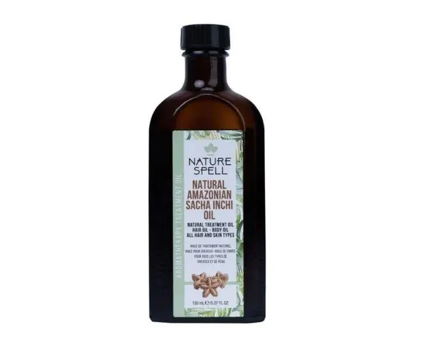 Ulei Natural de Sacha Inchi - Nature Spell Authentic Natural Amazonian Sacha Inchi Oil for Hair &amp; Skin, 150ml