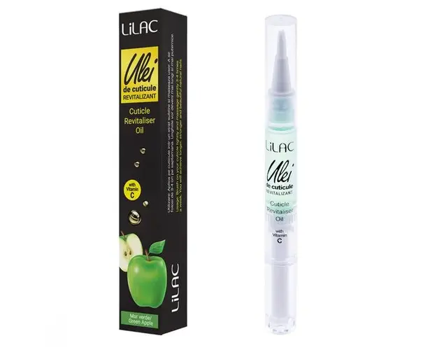 Ulei pentru Cuticule Tip Stilou Lila Rossa Green Apple, 3 ml