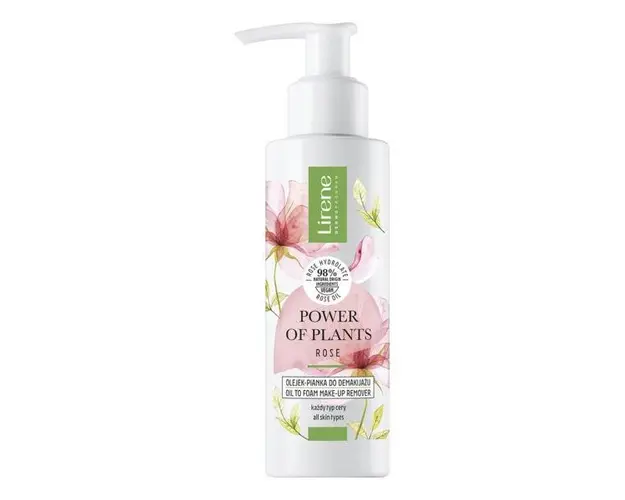Ulei-spuma pentru indepartarea machiajului Lirene Power of Plants, 145ml