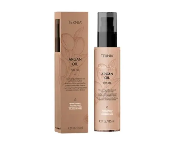 Ulei uscat nutritiv cu ulei de argan Lakme Teknia Argan Oil Dry, Oil, 125 ml