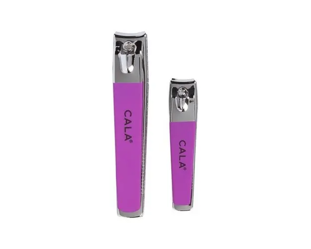 Unghiera Cala Soft Touch Nail Clipper Duo - Orchid, 2 buc
