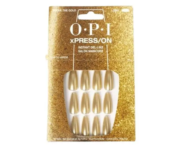 Unghii artificiale, Opi, Xpress/On, Break the Gold, 30 buc