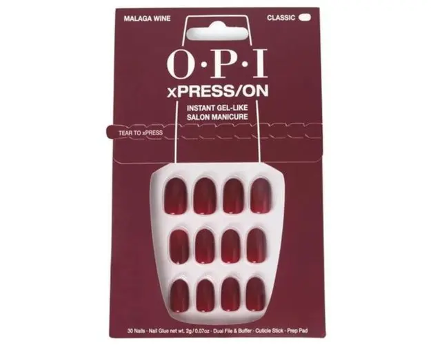 Unghii artificiale, Opi, Xpress/ON, Malaga Wine, 30 buc